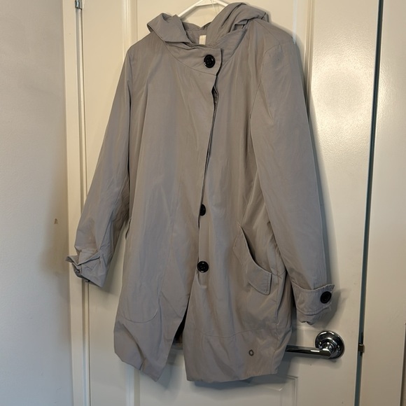 Numph Morganie Hooded Mid Length Coat - Picture 1 of 10